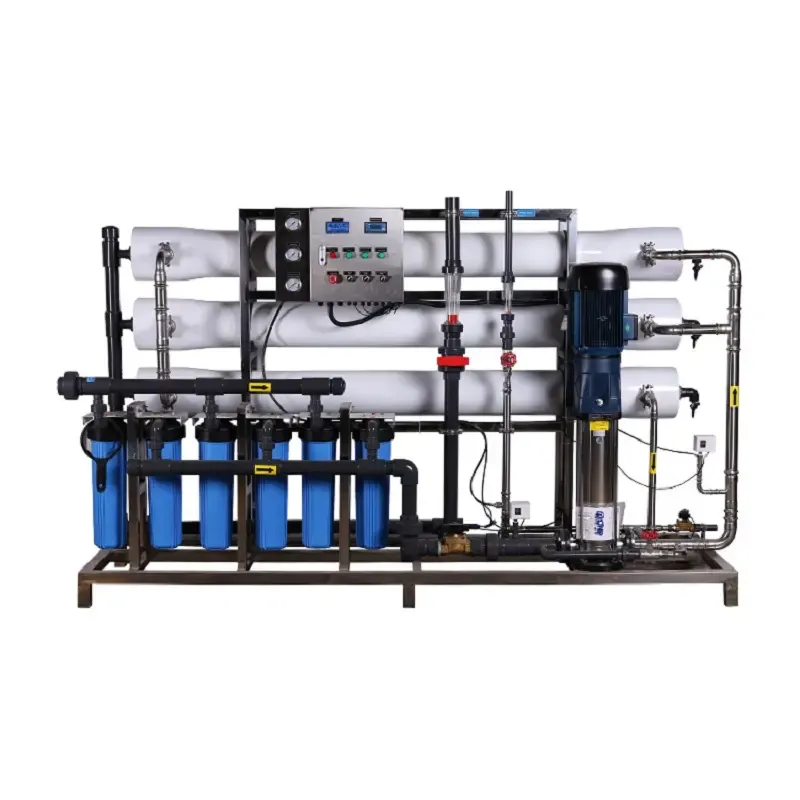 6000LPH Well Water Purification System RO Filtration Plant Reverse Osmosis Drinking Water Treatment Machine