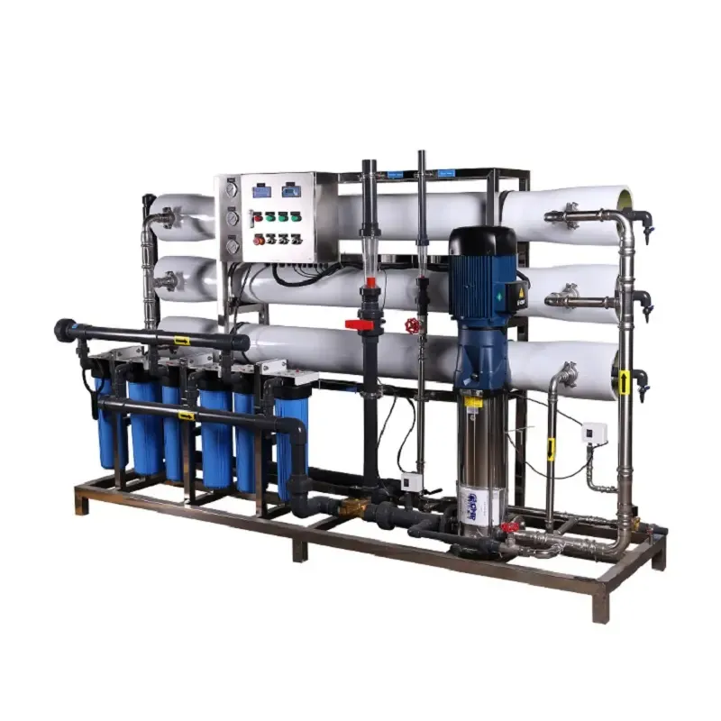 6000LPH Well Water Purification System RO Filtration Plant Reverse Osmosis Drinking Water Treatment Machine