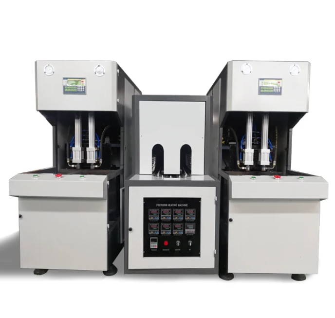 Semi-automatic PET bottle blow molding machine for 200ml to 2L