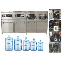 100BPH Semi Auto 20 litros 5 galones Máquina de llenado de agua potable Precio barato Planta de fabricación de agua pura para la línea de producción de agua embotellada