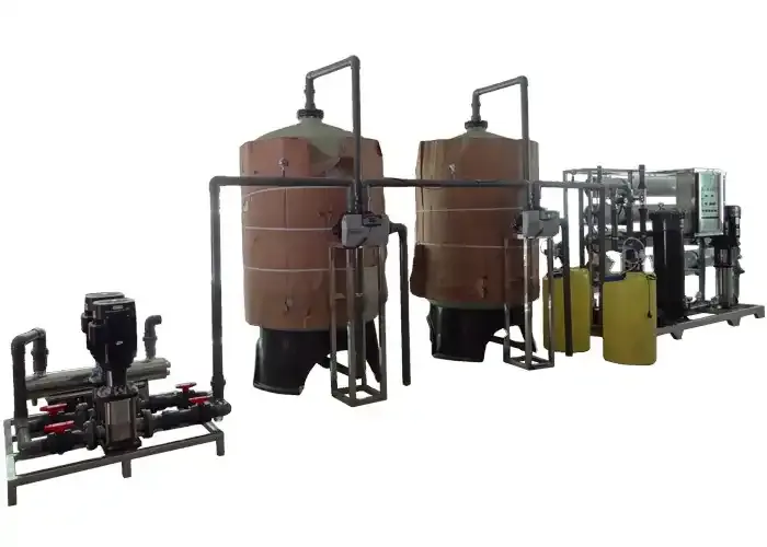 8000LPH large scale industrial reverse osmosis RO plant water purification chemicals dosing system water filter machine