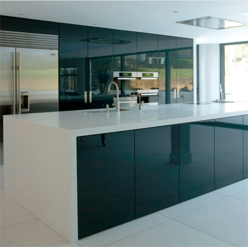Glossy lacquer kitchen cabinets modern design kitchen sets furniture