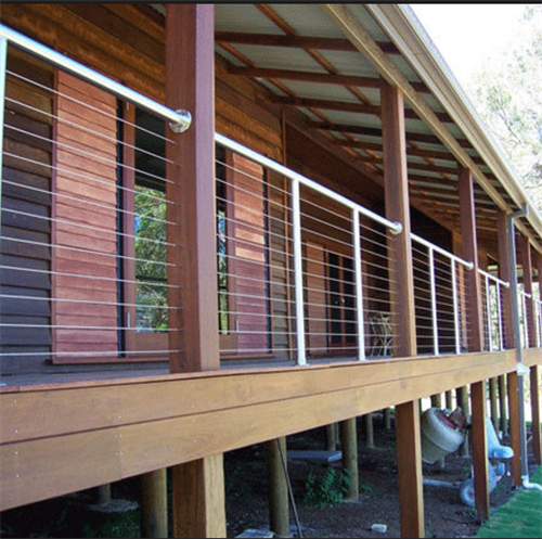 Stainless steel round cable wire railing for indoor and outdoor