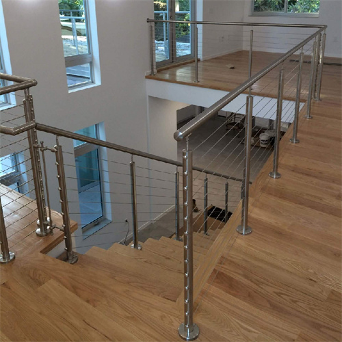 Stainless steel round cable wire railing for indoor and outdoor