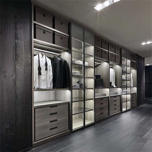 High-end walk-in closet wardrobe bedroom cloakroom modern style