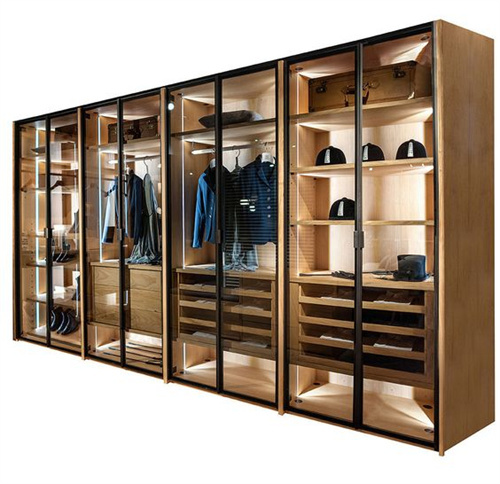 High-end walk-in closet wardrobe bedroom cloakroom modern style