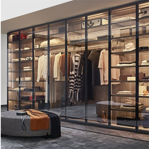 Design your closet wardrobe shelving units walk in closet system with glass doors