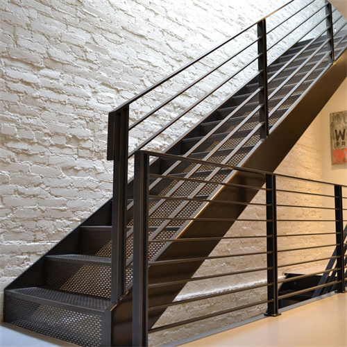 Industrial style modern staircase steel staircase
