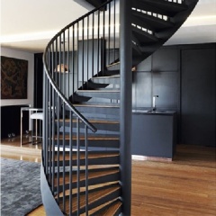 Indoor Oak Spiral Staircase Price with Solid Timber Stairs Step