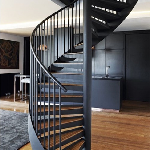 Indoor Oak Spiral Staircase Price with Solid Timber Stairs Step
