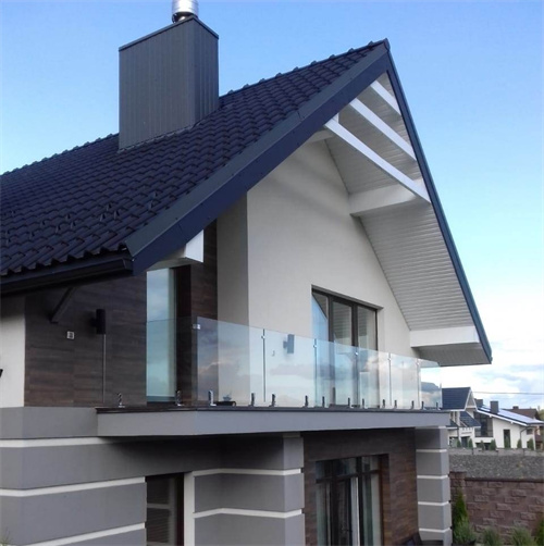 Frameless glass railing deck glass railing glass fence