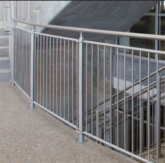 Vertical rod bar railing design