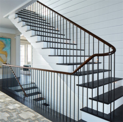 Vertical rod bar railing design