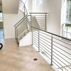Interior stainless steel railing stair railing design