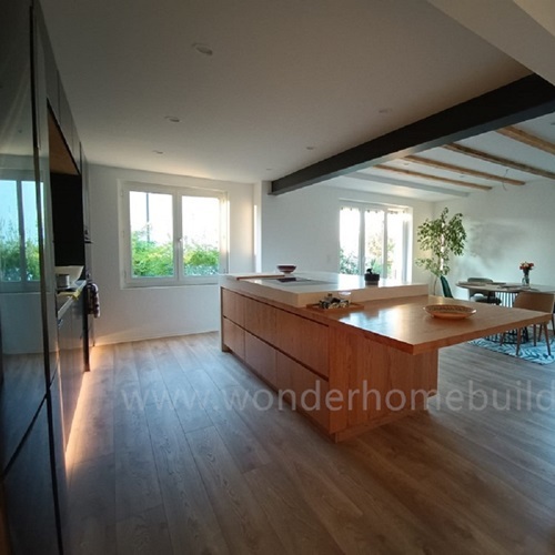 Modern lacquer kitchen cabinets project