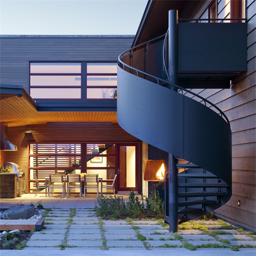 Outdoor sprial stairs steel spiral staircase for home