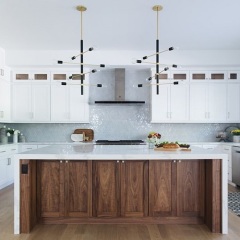 Modern American Style Solid Wood Kitchen Cabinets Luxury Kitchen Cabinets