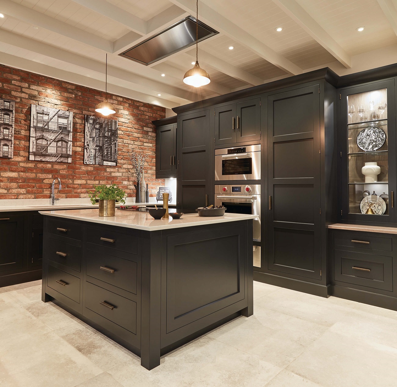 Modern American Style Solid Wood Kitchen Cabinets Luxury Kitchen Cabinets