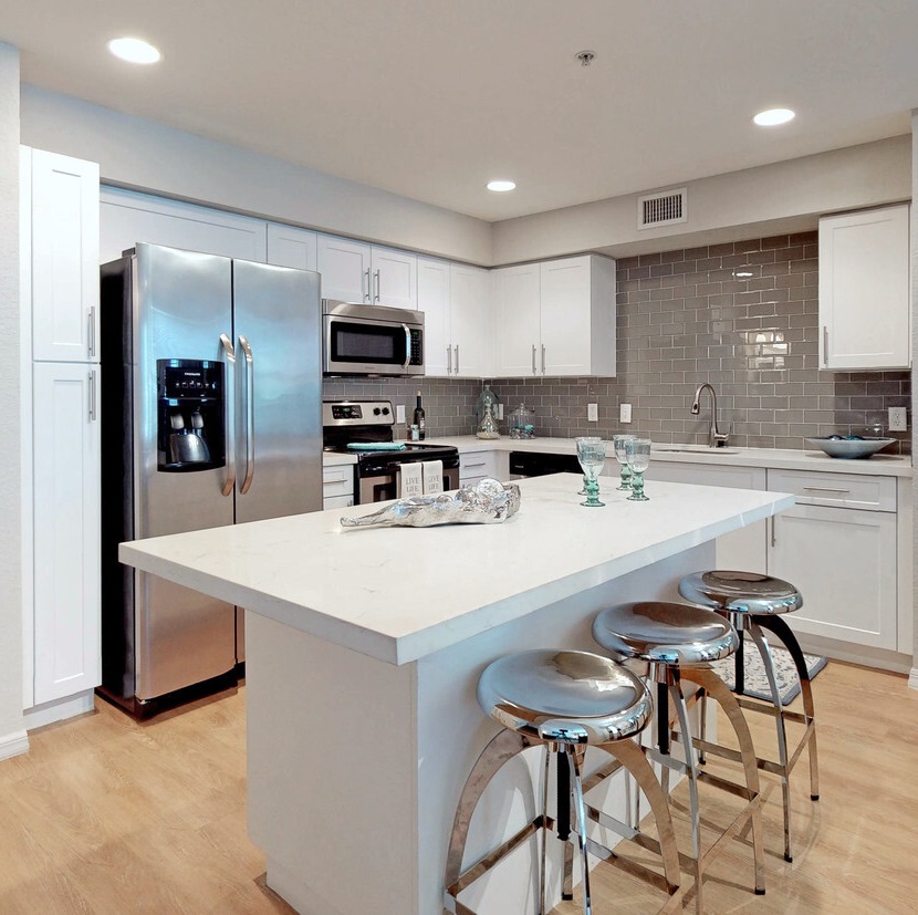 Modern American Style Solid Wood Kitchen Cabinets Luxury Kitchen Cabinets