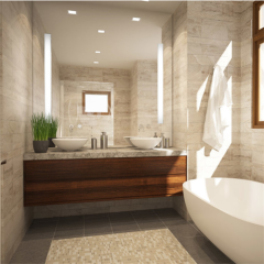 Melamine Finished Bathroom Vanity Cabinet