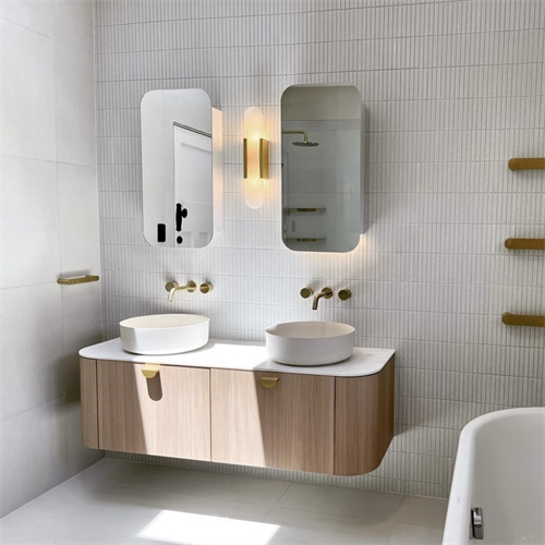 Wood bathroom cabinets round bathroom vanity design