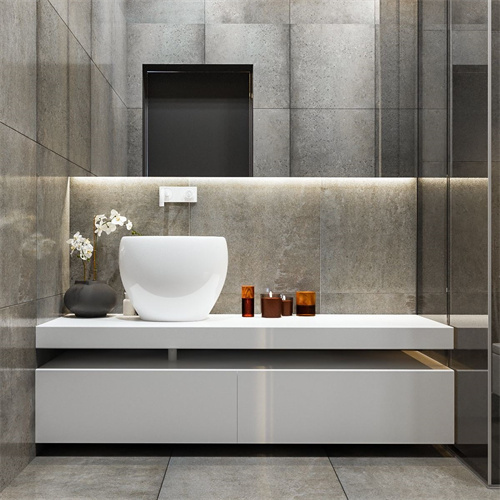Plywood bathroom Cabinet Lacquer panel bathroom Vanity