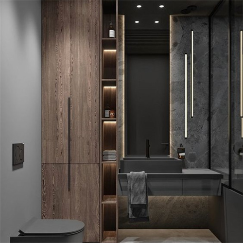 72'' bathroom vanity with side cabinets