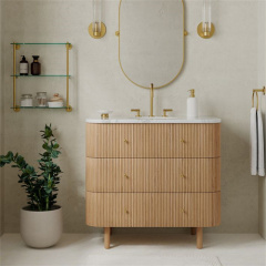 Wood bathroom cabinets round bathroom vanity design