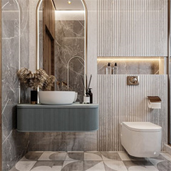 Wood bathroom cabinets round bathroom vanity design