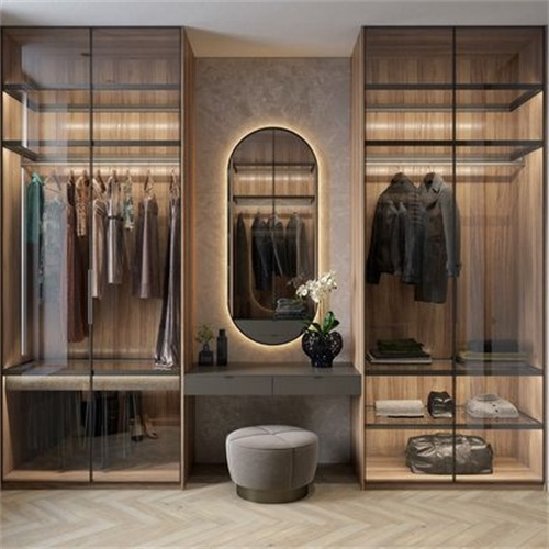Luxury wooden wardrobe bedroom furniture design