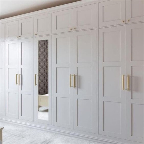 Custom Wood Wardrobes Modern Design For Bedroom Furniture With Shaker Door Panel