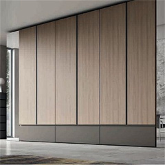 Modern clothes wardrobes furniture set customized home hotel bedroom wooden closet wardrobe design