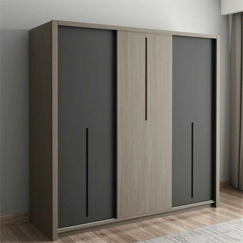 Customized sliding door bedroom wardrobe solid wood wardrobe for home