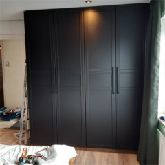 Custom Wood Wardrobes Modern Design For Bedroom Furniture With Shaker Door Panel