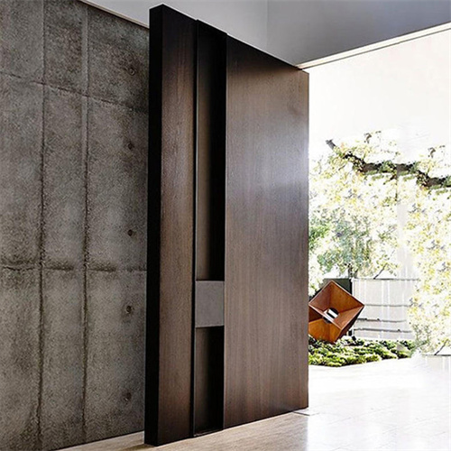 Contemporary Solid Wood Entry Main Door Entrance Wooden Doors Modern Exterior Main Pivot Door