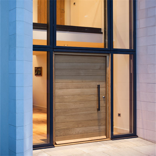 Contemporary Solid Wood Entry Main Door Entrance Wooden Doors Modern Exterior Main Pivot Door