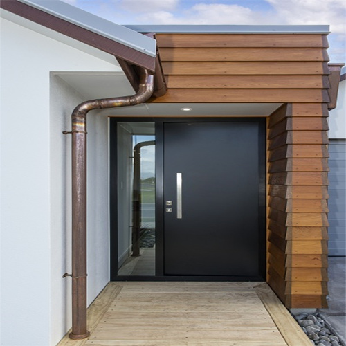 Modern solid wood door designs entry main wood exterior door for house pivot wooden security doors