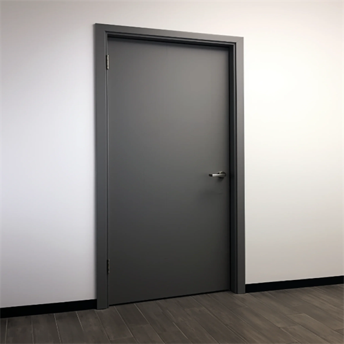 Custom indoor pvc film skin wood single doors modern home hotel house interior room mdf wooden flush door design