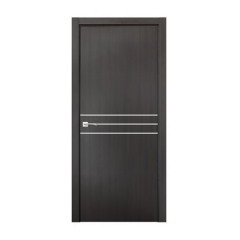 Modern Melamine Wooden Bedroom door interior wood Prehung Melamine Mdf Hotel door For House With Frames