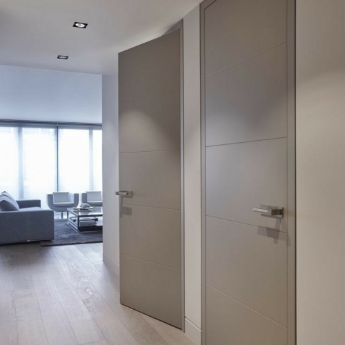 High End Flush Bedroom Office Entrance Commercial Custom Modern Interior Room Solid Oak Wood Doors
