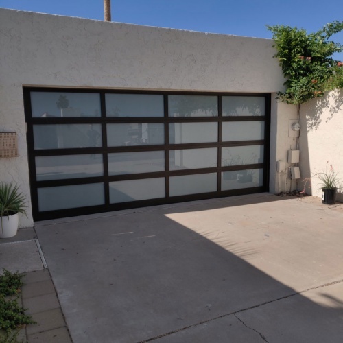 Automatic Sectional Aluminum Panel Electric Opener Garage Door With Windows