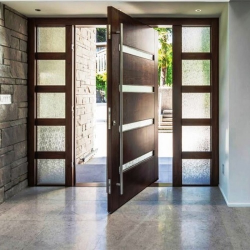 USA Wood Glass Front doors Residential Swing Opening Exterior Entry door
