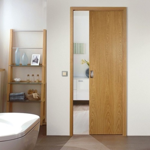 Modern Interior Door Solid Wood Sliding Doors Wood Pocket Doors Residential