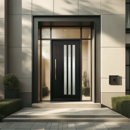 New exterior luxury wooden pivot entry front doors for houses