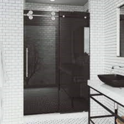 Hot Selling Rectangle Frameless Sliding shower Door shower Cabin Rollers glass shower enclosure set