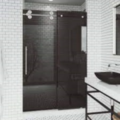 Hot Selling Rectangle Frameless Sliding shower Door shower Cabin Rollers glass shower enclosure set