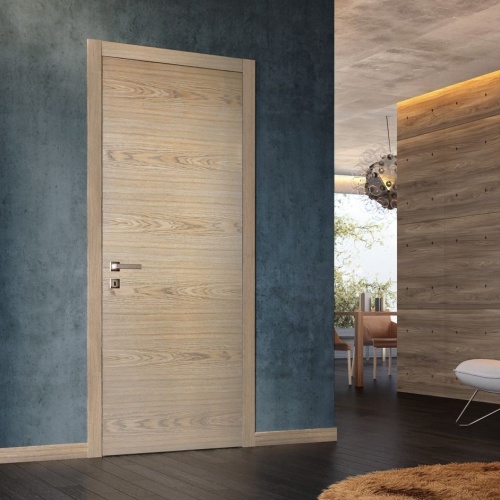 White oak USA decoration wooden doors apartment room interior fancy solid wood swing doors