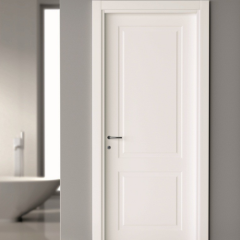 MDF Wood Interior Doors White Prehung Fully Finished White primed Interior shaker Style Doors for houses