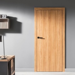 Latest Design Residential Modern Innovation Modern American Oak Interior Solid Wooden Room Door For House
