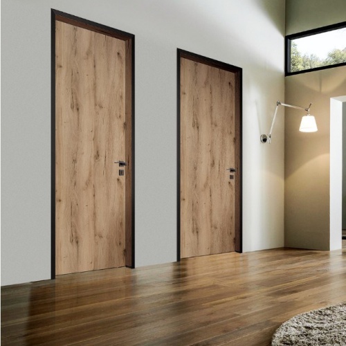White oak USA decoration wooden doors apartment room interior fancy solid wood swing doors